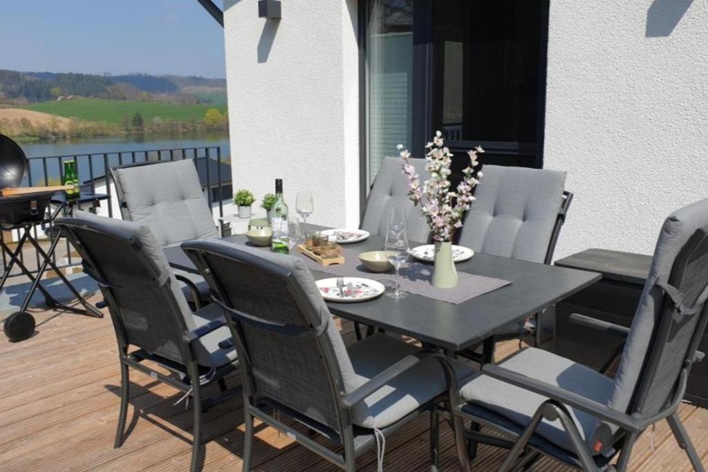 Diemelblick Acht - Ferienhaus Fuer 6 Personen Mit Sauna, Garten Und Dachterrasse Mit Panoramablick Heringhausen Exterior photo
